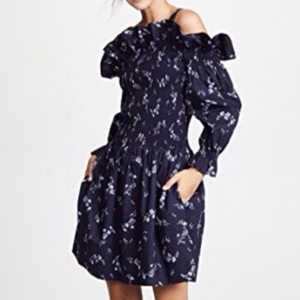 COPY - Rebecca Taylor off the shoulder dress